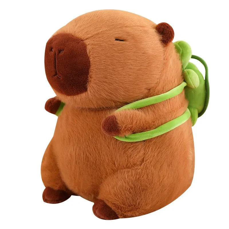 Soft Capybara with practical turtle backpack - DHACTIVE