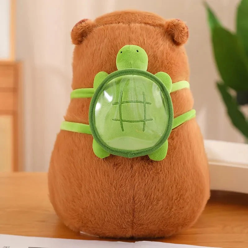 Soft Capybara with practical turtle backpack - DHACTIVE 5