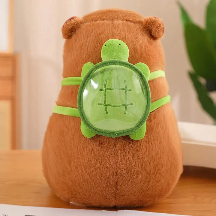 Soft Capybara with practical turtle backpack - DHACTIVE 5