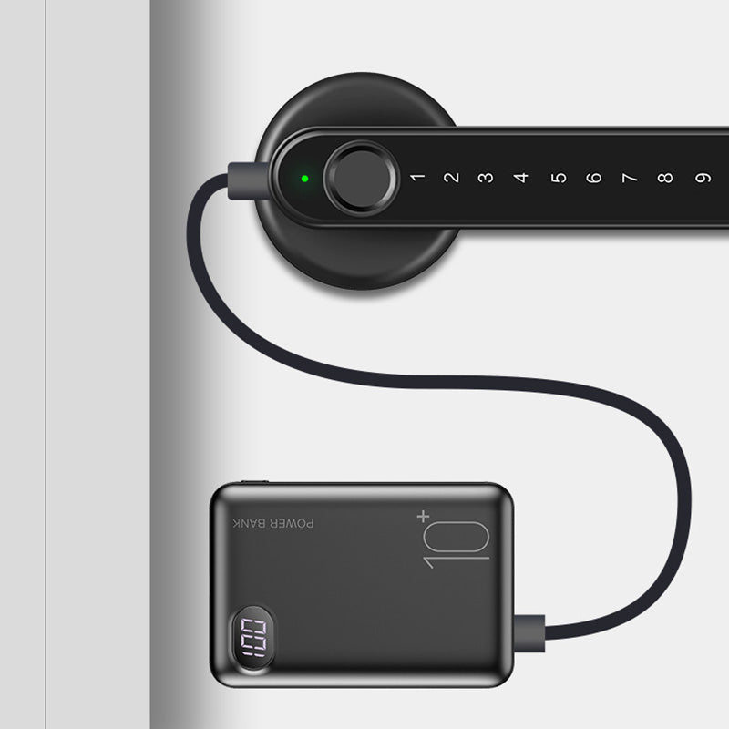 Fingerprint Smart door lock handle with Bluetooth APP control - DHACTIVE 5