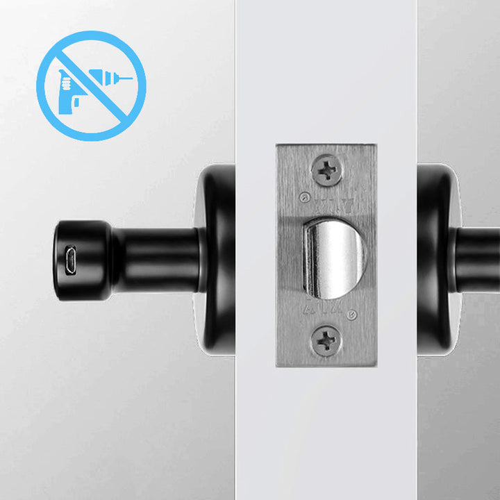 Fingerprint Smart door lock handle with Bluetooth APP control - DHACTIVE 8