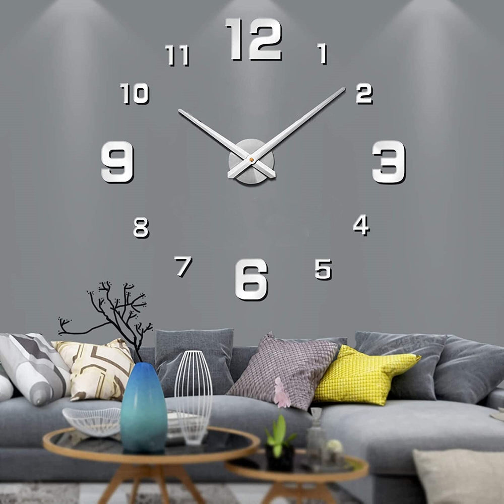 Unique Black Wall Clock – Innovative Design, Quartz Movement & Ideal for Home Decor - DHACTIVE 2