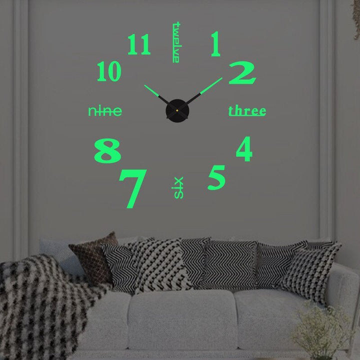 Unique Black Wall Clock | Innovative Design, Quartz Movement &amp; Ideal for Home Decor - Velloraco