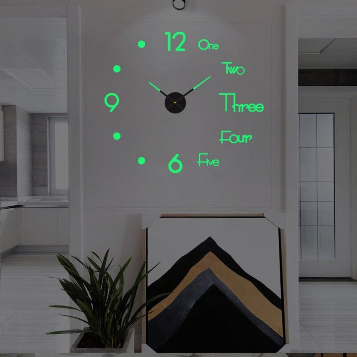 Unique Black Wall Clock – Innovative Design, Quartz Movement &amp; Ideal for Home Decor - DHACTIVE 9