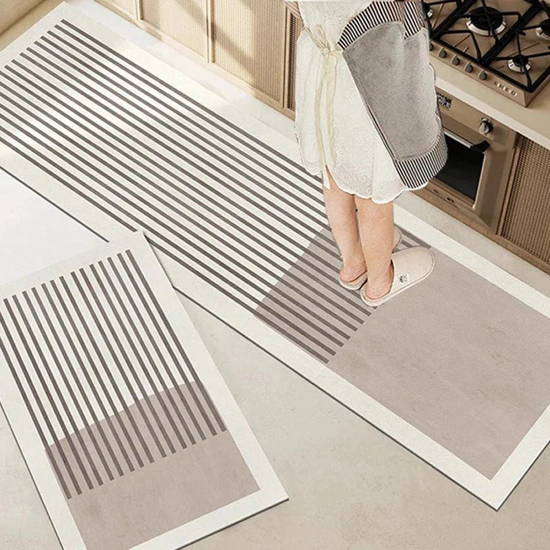 Kitchen Mat Super Absorbent – Non-Slip &amp; Washable – Diatomite Design – Oval &amp; Long Shape – Comfort Rug for Kitchen &amp; Bathroom - DHACTIVE 6