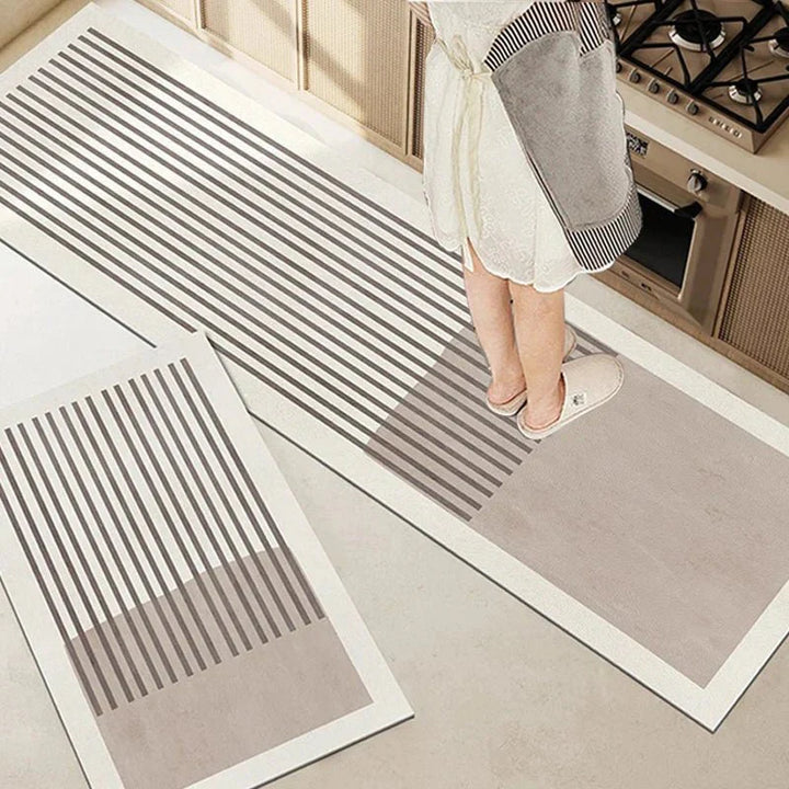Kitchen Mat Super Absorbent – Non-Slip &amp; Washable – Diatomite Design – Oval &amp; Long Shape – Comfort Rug for Kitchen &amp; Bathroom - DHACTIVE 6