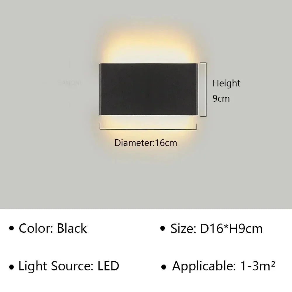 Modern LED Wall Lamp – Stylish Design – Warm White Light for Bedroom, Hallway &amp; Bathroom - DHACTIVE 4