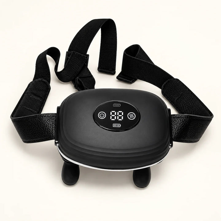 Black LCD brushless neck and shoulder massager