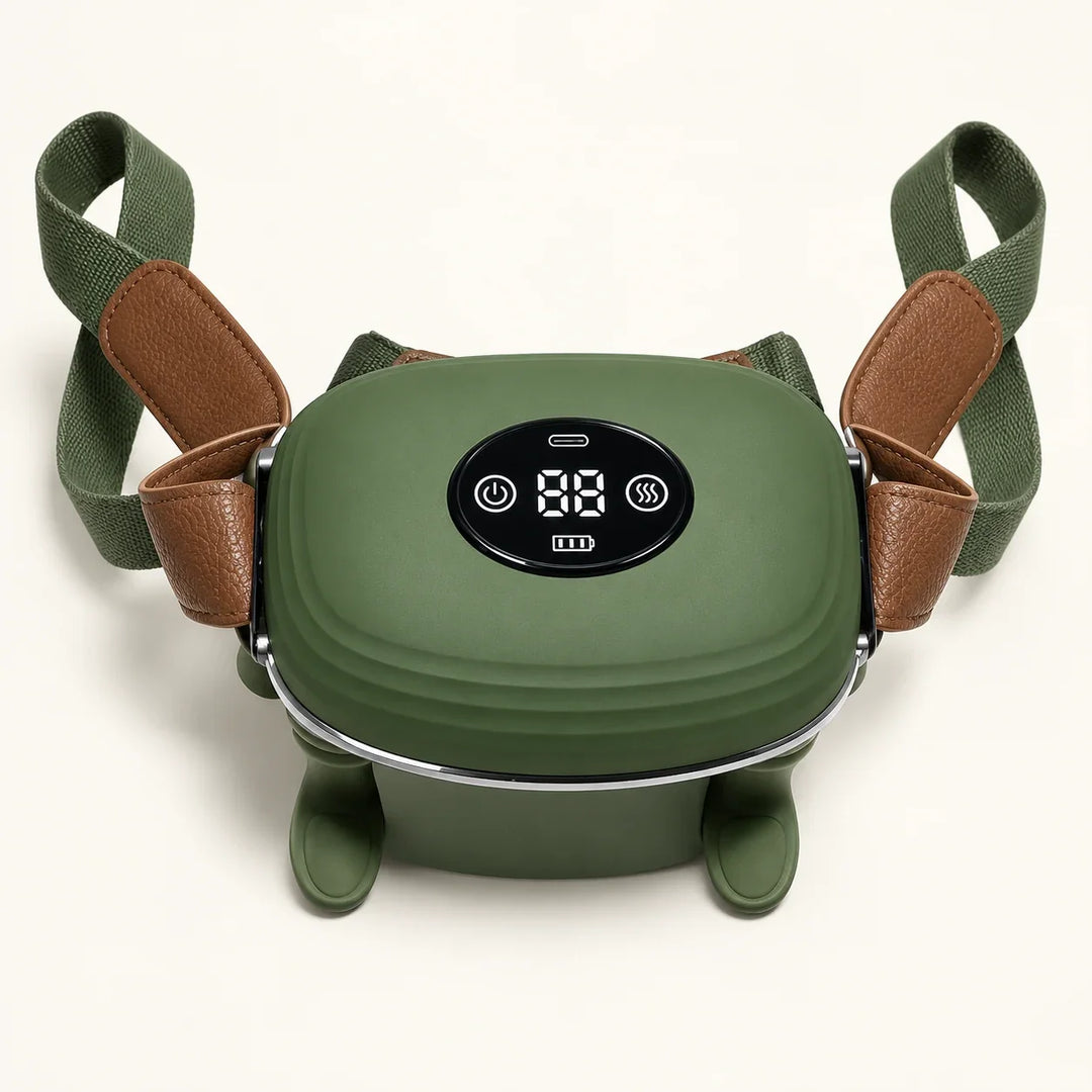 Green LCD brushless neck and shoulder massager