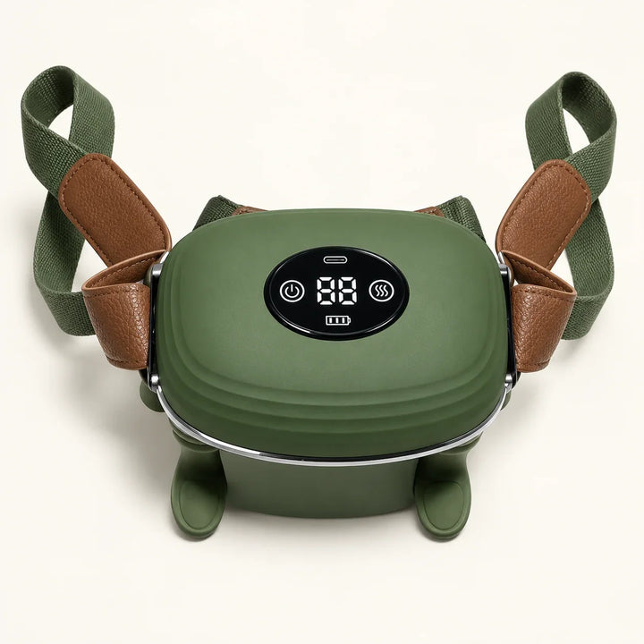 Green LCD brushless neck and shoulder massager