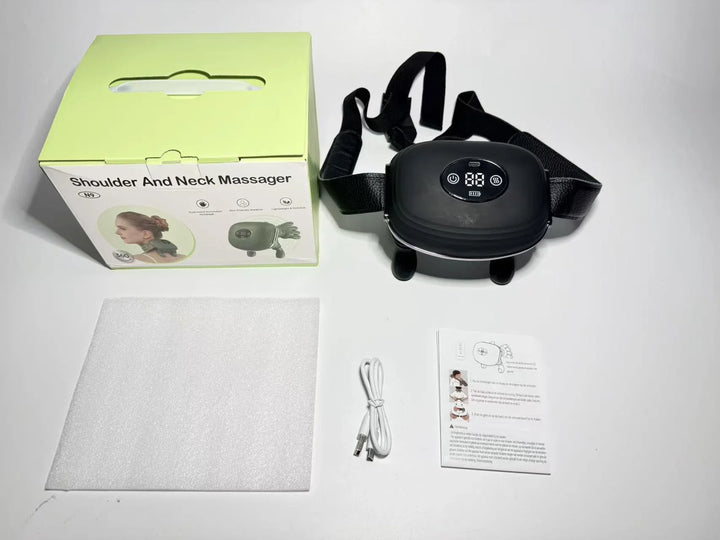 Black LCD brushless massager kit