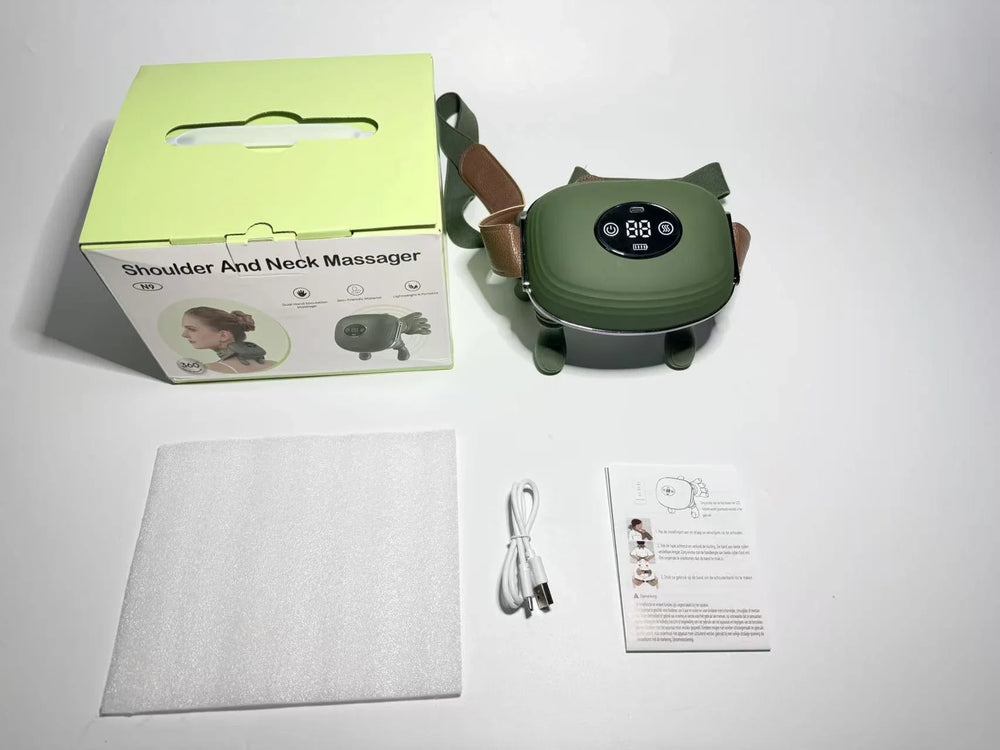 Green LCD brushless massager kit