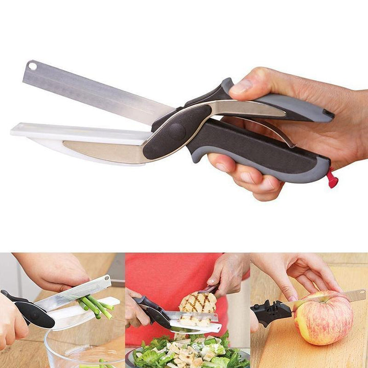 Versatile stainless steel kitchen scissors - DHACTIVE