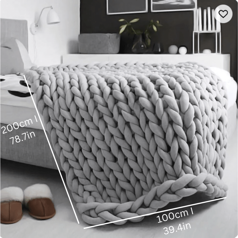 Weighted Organic Cotton Blanket – Breathable, Machine Washable &amp; Ideal for Year-Round Comfort - DHACTIVE 7